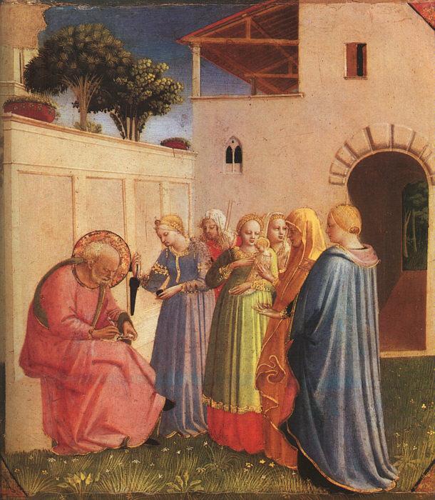 Fra Angelico The Naming of John the Baptist Germany oil painting art
